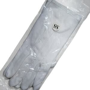 StylePlus White Cotton Gloves – Snap-Wrist, Size SS (Super Small)